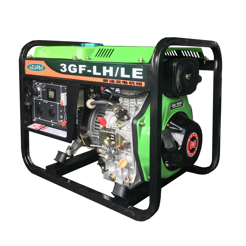 Chinese Professional Diesel Generator Portable - 220V Deluxe metal frame with protection gasoline generator – Bejarm