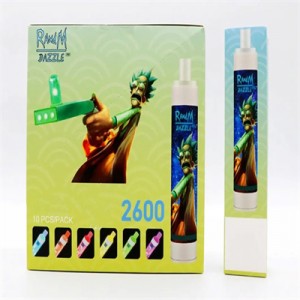R and M 2600 puffs Disposable Vape Glowing Vape