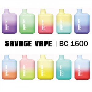 SAVAGE 1600 Puffs Disposable E Cigarette Vape Pod Disposable Vape