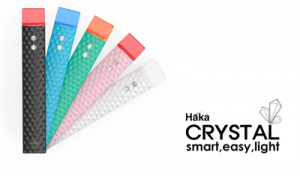 Portable Haka Crystal Vape Pen Kit Built-in 350mAh Battery with 1.4ml Refillable Pod Cartridge