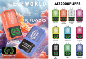 Elfworld Ai 22000 Puff 20mg/50mg/30mg e Cigarette Disposable Vape