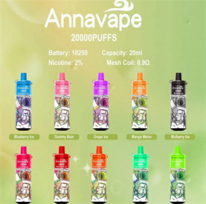 Annavape 20000 Puff Zbood Factory Wholesale E Cigaretee Disposable Vape