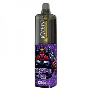 New Hot Sidia 12000 Puffs 20 Ml Disposable E-Cigarette of Grape Ice