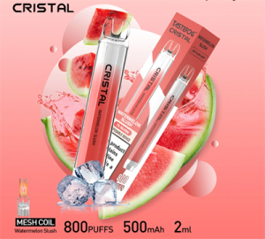 Tastefog crystal 800 puff E Cigarette 2ml Fruit Flavor E-Liquid 20 mg Nicotine Vape