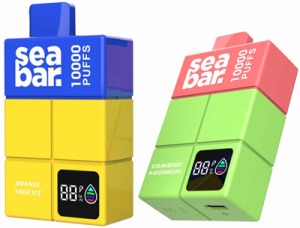 Popular Disposable Vape Big Puffs 10000 Puff Electronic Cigarette 19ml Seabar 10000 Puffs Rubik′s Cube Disposable Vape