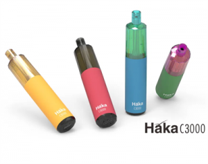 Haka Best Disposable Vape Pen Electronic Cigarette 3000 Puff Bar Device Vape 450 mAh Rechargeable Device 10 ml Pod