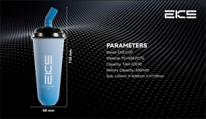 Eks Cup 10 ml 5000 puffs Disposable Rechargeable OEM Custom Rubber Paint Manufacturers Wholesale Vape Electronic Cigarette