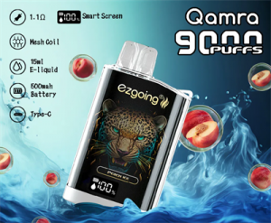 Most Popular Vape Smart Screen Ezgoing Qamra 9000 puff Original Disposable Vape