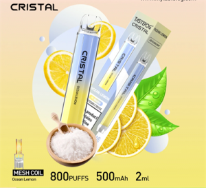 Tastefog crystal 800 puff E Cigarette 2ml Fruit Flavor E-Liquid 20 mg Nicotine Vape