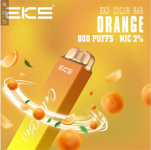 High Quality Eks Color Bar OEM Custom 600 puff Disposable Non-Rechargeable Manufacturers Wholesale Vape