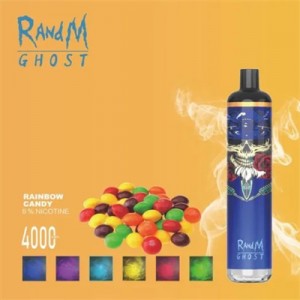 R and M 4000 Puffs with Glowing RGB Light, Randm Disposable Electronic Cigarette