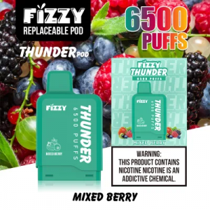 Fizzy Thunder 6500 Puffs E Cigarette Vape Flavors Choice Cuvie Plus Disposable Vape