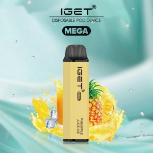 Iget Mega 3000 Puffs Disposable Juicy Flavors Wholesale Vaporizer Vape
