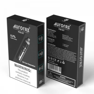 New Arrival Light Vape Replaceable Vaporizer Aurorax Portable Pod Kit Vape Pen