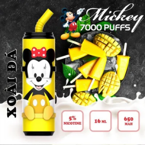 Suitable E Cigarette Price 16ml Shopping Puff Mickey 7000puffs baish Disposable Vape