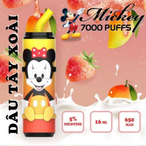 Suitable E Cigarette Price 16ml Shopping Puff Mickey 7000puffs baish Disposable Vape