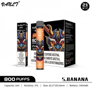 Vanlt Plus Factory Price Best Selling Ecig Wholesale Disposable Vape Pen Pod Fashionable E-Cigarette with 800 Puffs