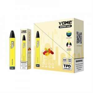 Vome Rocket 600 puffs Airflow Control Disposable Vape Pod Device TPD