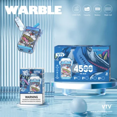 Vtv Warble 4500 Puff Bar Nicotine Free Wape (1)