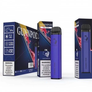 Original Gunnpod Disposable Vaporizer 2000 puffs Vape Pen