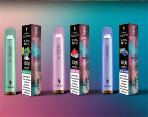 Etaboo RGB Disposable Kit Glow Vape Bar Ecig 12 Flavors 1000 Puffs e cigarette