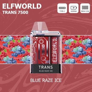 ELFWORLD TRANS 7500 puffs rechargeable disposable vape pod device wholesale e cigarette