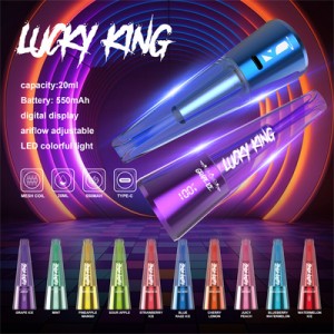 Disposable Vape Lucky King 15000 No Leaking E-Cigarette 10 Trendy Flavors 15000 Puffs