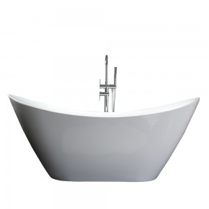 elegant quality pure acrylic freestanding bath tub soaking bathtub special design 9014X