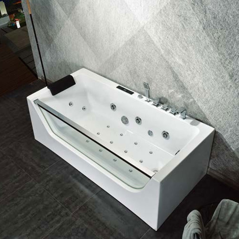 Freestanding Tub Certificated Small Free Standing deep Soaking Acrylic Bathtub 1012 Featured Image