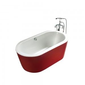 hot sale high quality 4 foot acrylic freestanding bathtub