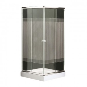 Trending Products Shower Base 28 X 60 - Luxury sliding door shower room with top lamp and shower – Belle