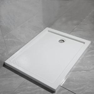 White pure acrylic square shower tray shower tub, suitable for top hotels