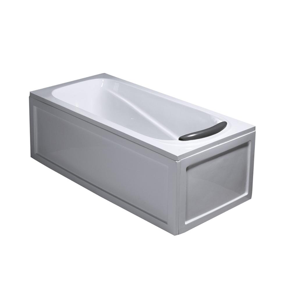 2021China factory bathroom soaking acrylic simple apron bathtubs with skirt Featured Image