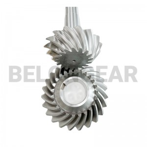 Crown Gear and Pinion Set for Gearbox Systems