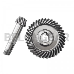Right Hand Steel Spiral Bevel Gear For Gearbox Anti