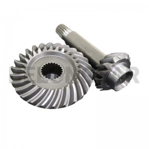 Marine Propulsion System with Bevel Gear Drive