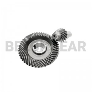 Heavy-Duty Bevel Gear and Pinion Shaft Assembly for Industrial Gearboxes