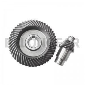 Spiral Bevel Gear with Anti-Wear Design and Oil Blacking Surface Treatment
