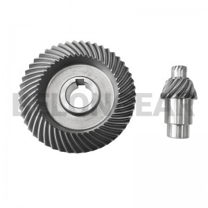Spiral Bevel Gear na may Anti-Wear Design at Oil Blacking Surface Treatment