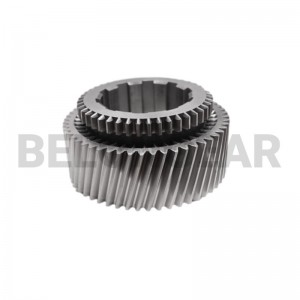 High precision cylindrical gear set used in industrial gearboxes