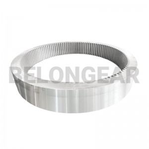 Engrenagem anelar interna grande DIN6 usada em caixa de engrenagens industrial