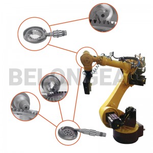 Hypoid Gear Set With High Speed Ratio For Industrial Robots