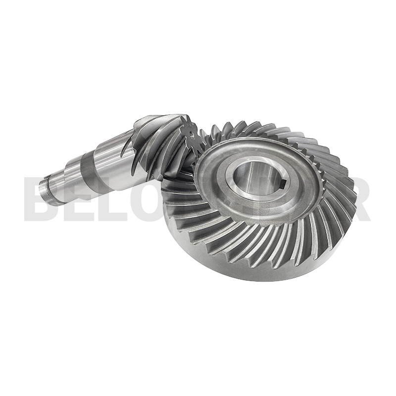 China lapping bevel gear set for helical bevel gearbox factory and  manufacturers