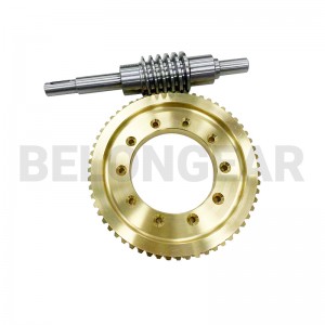 worm and worm gear for milling machines