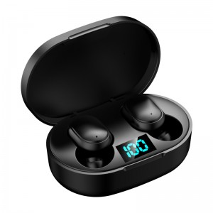 B-E6S TWS Bluetooth 5.0 Headphones Stereo True Wireless Earbuds In Ear Noise Cancelling Earphones Sports headset For Mobile Phone
