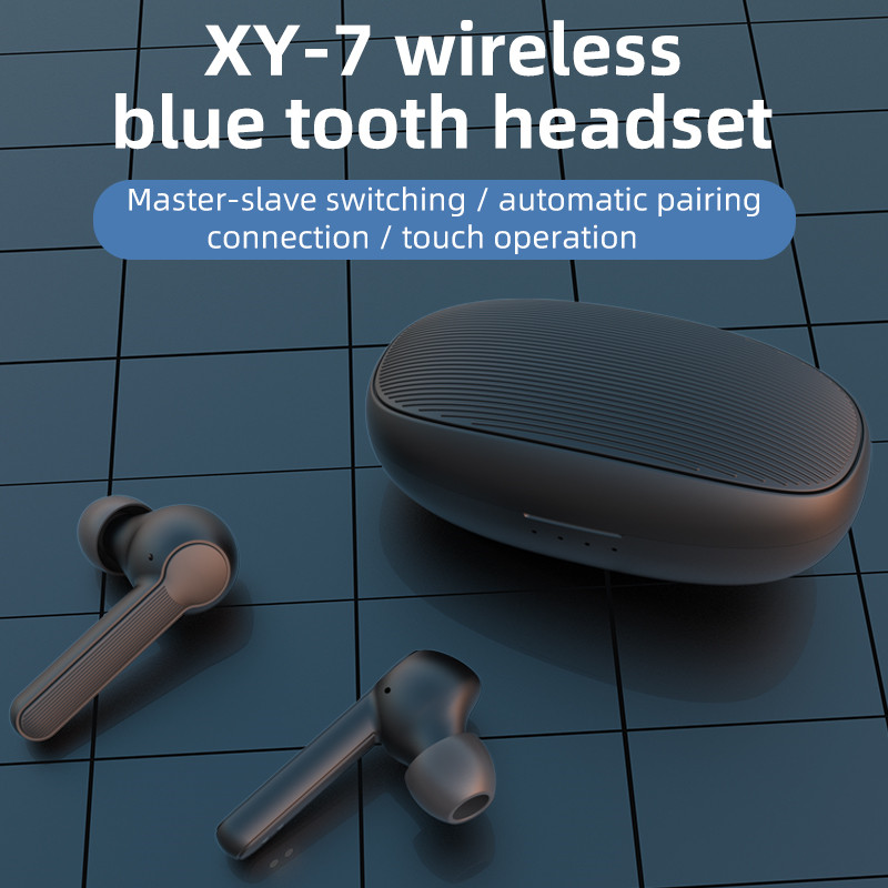 F-XY-7Waterproof Wireless Bluetooth 5.1 In-Ear Headphones TWS Stereo Noise Ca...