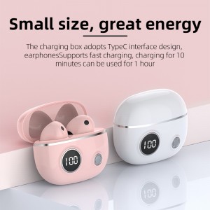 S-Pro13 HiFi Sound Quality Smart Noise Cancelling Wireless Headphones LED Display Gaming Motion Lag-Free In-Ear Wireless Earbuds