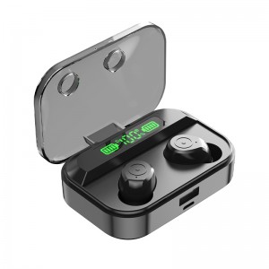 B-TG01 Factory high-quality magnetic bluetooth 5.1 Hifi Earbuds Tws LED display For Smart Phone power wireless earphones & headphones