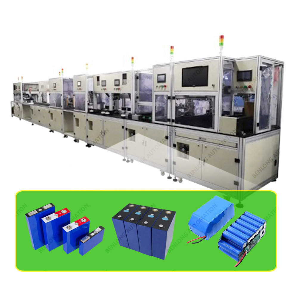 Lithium battery module pack automatic production line
