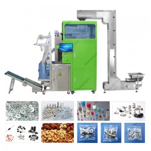 Visual counting and weighing packaging machine